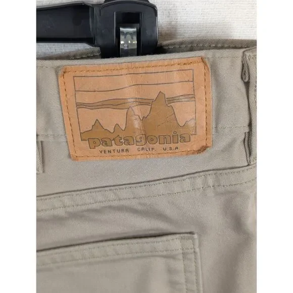 Patagonia Twill Traveler 5 Pocket Pants Khaki Men's Size 36x28